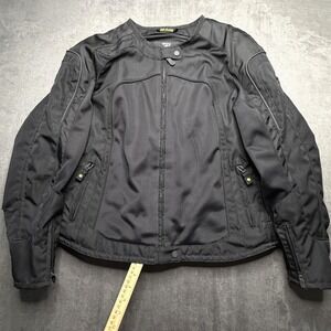 Scorpion EXO Mesh Jacket Mens 2XL Black Textile Motorcycle Riding Protective